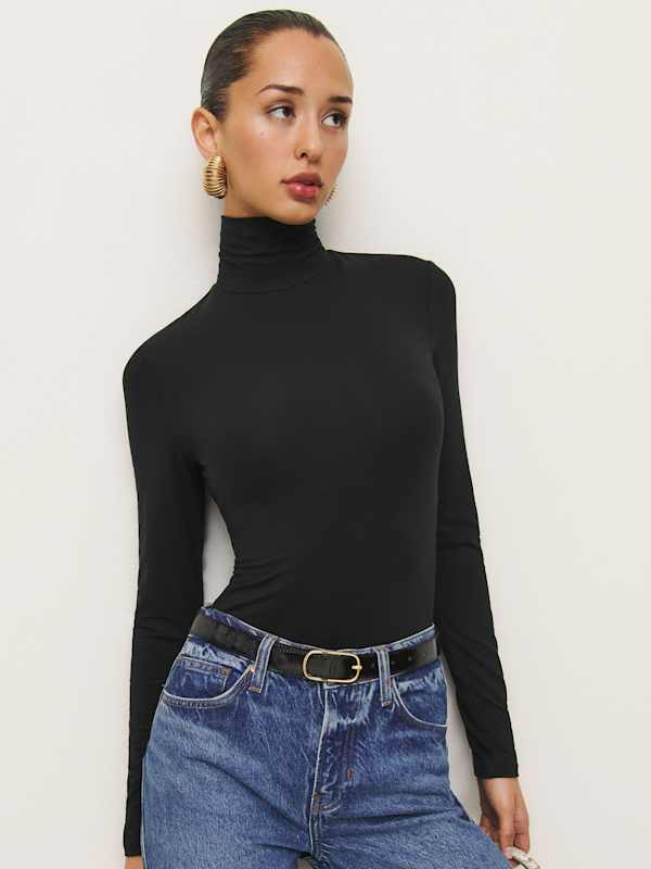 Cordelia Knit Bodysuit - Black